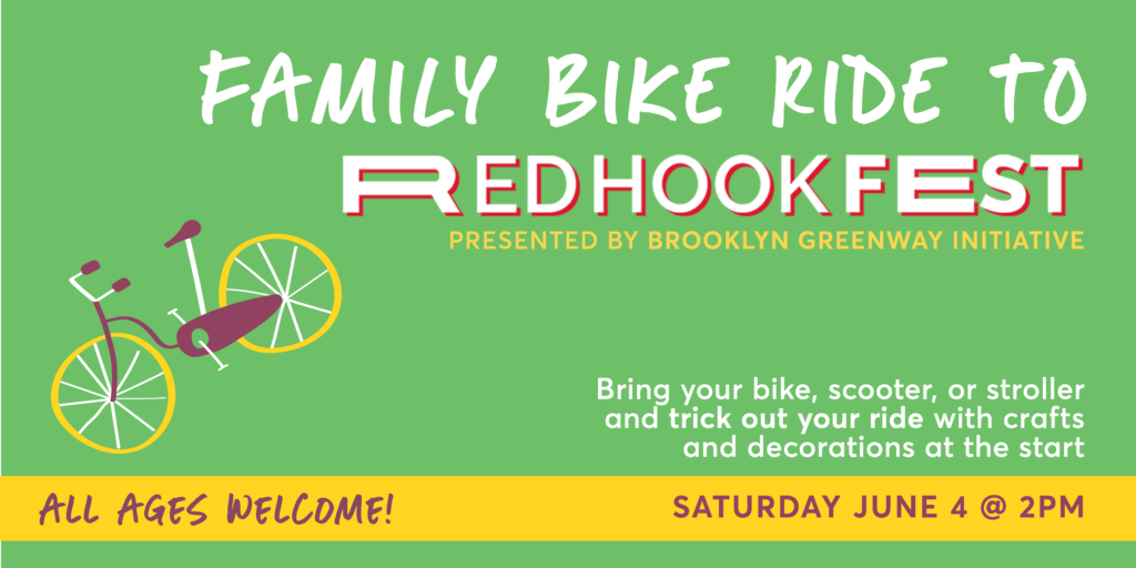 Red Hook Fest family bike ride